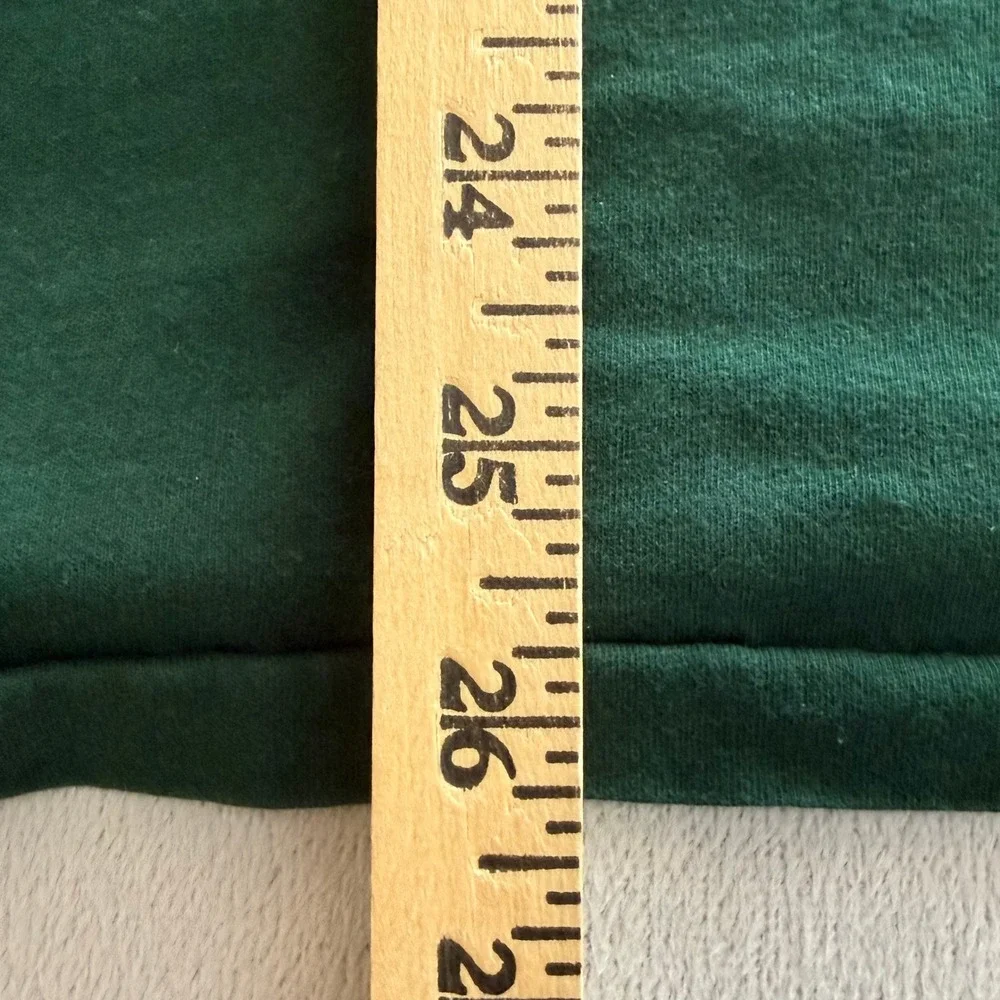 Polo Ralph Lauren T Shirt Men Large Green Big Pony Short Sleeve Crew Neck 3 Logo - Picture 8 of 9